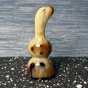 Yak Horn Massage Tool — Rare Mellow Milky Tone for Eye Scalp & Body