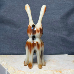 Genuine Yak Horn Massager — Rare Tiramisu Tone for Scalp & Body