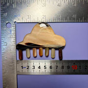 Argali Horn Cloud Comb — Multi-Toned Water-Drop Teeth, Hand-Carved