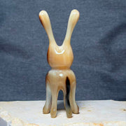 Genuine Yak Horn Massager — Rare Tiramisu Tone for Scalp & Body