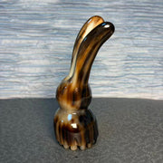 Yak Horn Massage Tool —  Brownie Tone, Hand-Carved for Eye Scalp & Body