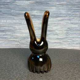 Yak Horn Massage Tool —  Brownie Tone, Hand-Carved for Eye Scalp & Body