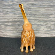 Yak Horn Massage Tool — Diamond-Carved, Rain-Drop Teeth for Hair, Eye & Scalp