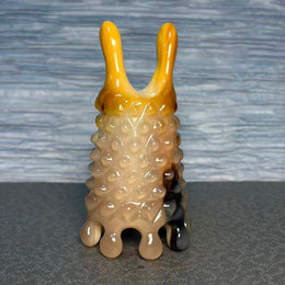 Yak Horn Massage Tool — Rare Golden Gradient for Eye, Scalp & Body