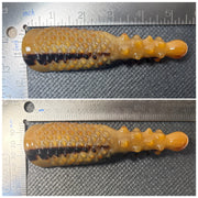 100% Handcrafted Diamond-Cut Horn Gua Sha Tool | Rare Golden Translucent Body & Scalp Massage Wand (Eco-Friendly & Chemical-Free)