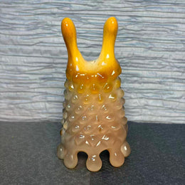 Yak Horn Massage Tool — Rare Golden Gradient for Eye, Scalp & Body