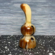 Yak Horn Massage Tool — Rare Mellow Milky Tone for Eye Scalp & Body