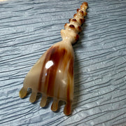 Milky White Yak Horn(Rare) Meridian Massage Comb | Gua Sha Rake & Acupressure Wand | Eco-Friendly Tool